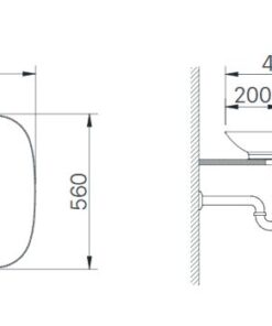 Alternative view of Chậu Rửa Lavabo Inax AL-S620V Đặt Bàn