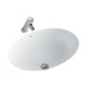 Chậu Rửa Lavabo Inax L-2293V Âm Bàn Oval 5 Chậu Rửa Lavabo Inax L-2293V