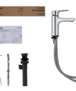 Alternative view of Vòi Chậu Lavabo Inax LFV-1402SR Nóng Lạnh