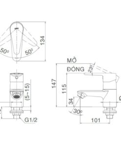 Alternative view of Vòi Rửa Inax LFV-21S Gật Gù Nước Lạnh