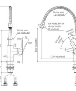 Vòi bếp Inax SFV-303S