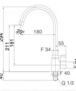 Vòi bếp Inax SFV-21