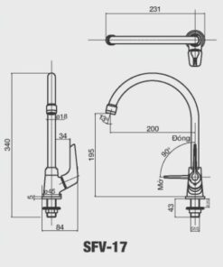 Vòi Bếp Inax SFV-17