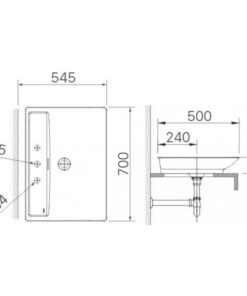 Alternative view of Chậu rửa đặt bàn Inax AL-S630V Aqua Ceramic