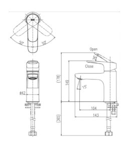 Alternative view of Vòi Chậu Rửa Lạnh Inax LFV-22S