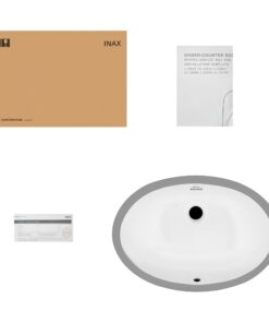 Alternative view of Chậu Rửa Lavabo Inax AL-2216V Âm Bàn AquaCeramic