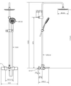 Alternative view of Sen Cây American Standard WF-4952 Cảm Biến Nhiệt EasySET 3 Đường