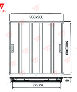 Alternative view of Nắp Bể Ngầm Inox Waltech 900x900: Đừng Để Một Chi Tiết Nhỏ Phá Hỏng Sự Hoàn Hảo Của Cả Công Trình!