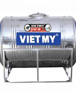 Bồn inox Việt Mỹ 1000L ngang SUS 304 - Chống ăn mòn hoàn hảo